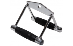 Рукоятка для тяги к животу (узкий параллельный хват) обрезиненная Рукоятка для тяги к животу (узкий параллельный хват) обрезиненная